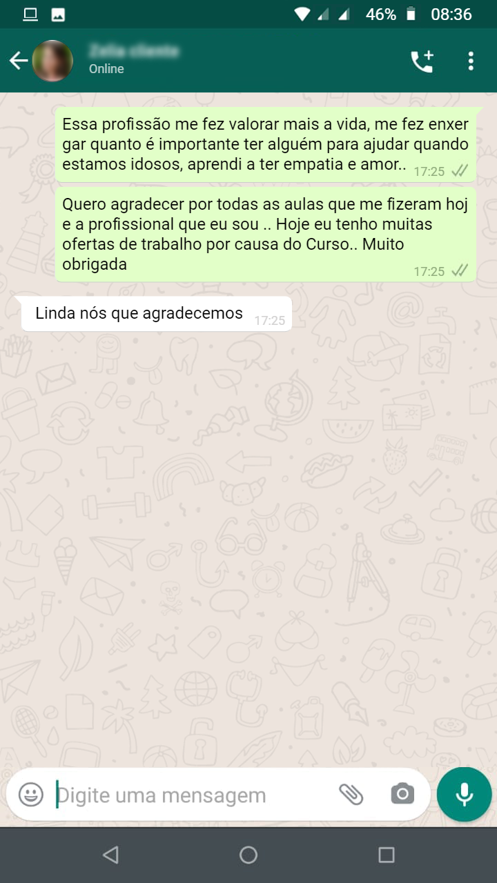 Depoimento de aluna 4